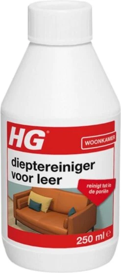 HG Dieptereiniger Voor Leer - 250 Ml - Reinigt Tot In De Poriën -Schoonmaakproducten 533x1200 2