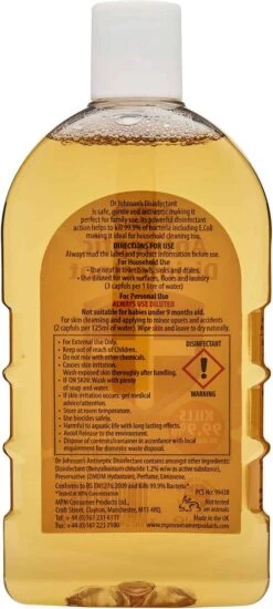 Dr Johnsons Ontsmettingsmiddel - 6 X 500ml Voordeelverpakking - Dettol Antiseptic Alternatief -Schoonmaakproducten 539x1200