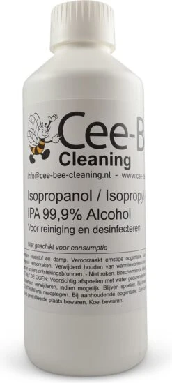 Cee-Bee Isopropanol | Isopropyl | IPA 99.9% Alcohol | 1000 Ml | 3 Flessen á 1 Liter | 3 Liter -Schoonmaakproducten 540x1200