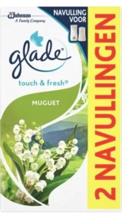 Glade By Brise Touch & Fresh Muguet Navulling - 2 Stuks -Schoonmaakproducten 682x1200