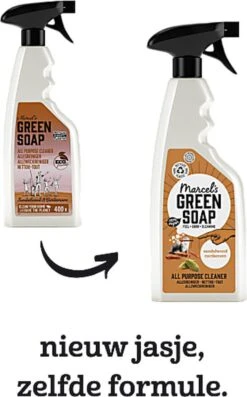 Marcel's Green Soap Allesreiniger Spray - Sandelhout & Kardemom - 500ML -Schoonmaakproducten 747x1200