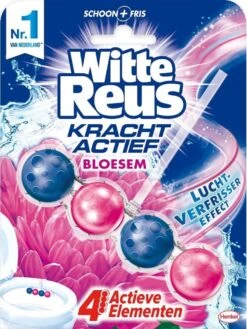 Witte Reus Kracht Actief Toiletblok - Bloesem - WC Blokjes Voordeelverpakking - 10 Stuks -Schoonmaakproducten 900x1200 4