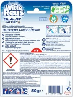 Witte Reus Blauw Actief Toiletblok - Hygiene - WC Blokjes Voordeelverpakking - 10 Stuks 21 Witte Reus Blauw Actief Toiletblok - Hygiene - WC Blokjes Voordeelverpakking - 10 Stuks -Schoonmaakproducten 900x1200 6