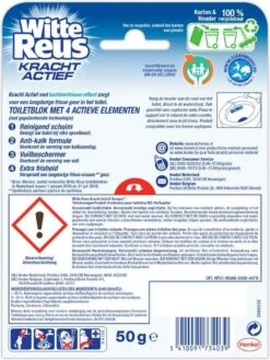 Witte Reus Kracht Actief Toiletblok - Oceaan - WC Blokjes Voordeelverpakking - 10 Stuks 27 Witte Reus Kracht Actief Toiletblok - Oceaan - WC Blokjes Voordeelverpakking - 10 Stuks -Schoonmaakproducten 900x1200 7