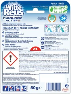 Witte Reus Turquoise Actief Toiletblok - Pacific - WC Blokjes Voordeelverpakking - 10 Stuks 20 Witte Reus Turquoise Actief Toiletblok - Pacific - WC Blokjes Voordeelverpakking - 10 Stuks -Schoonmaakproducten 901x1200