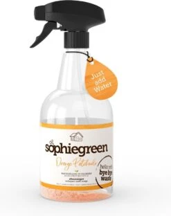 SophieGreen Full House Pakket: Allesreiniger + Keukenreiniger + Badkamerreinger + Sopje Allesreiniger 100g -Schoonmaakproducten 951x1200 1